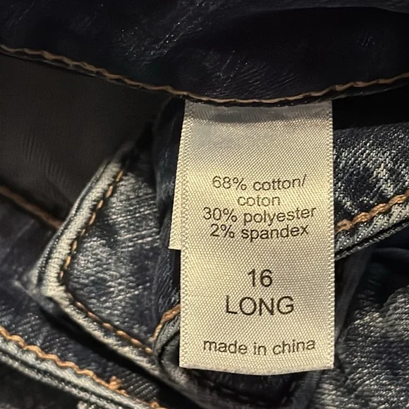 MAURICES jeans-size 16 long - Picture 8 of 10